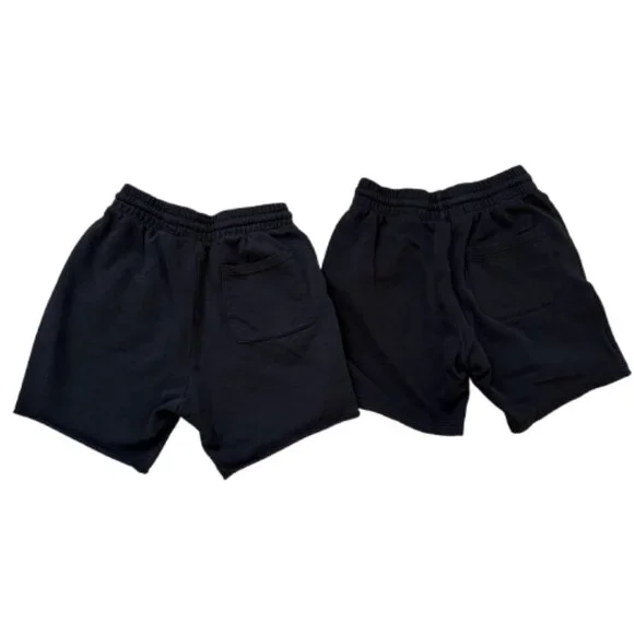 H&M and Divided Black Drawstring Sweat Shorts Size Small - Picture 3 of 8